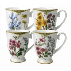 McIntosh Fine Bone China - Elizabeth set of 4 Mugs